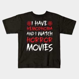 Scary Bloody Classic Horror Slasher Movies Film Lovers Kids T-Shirt